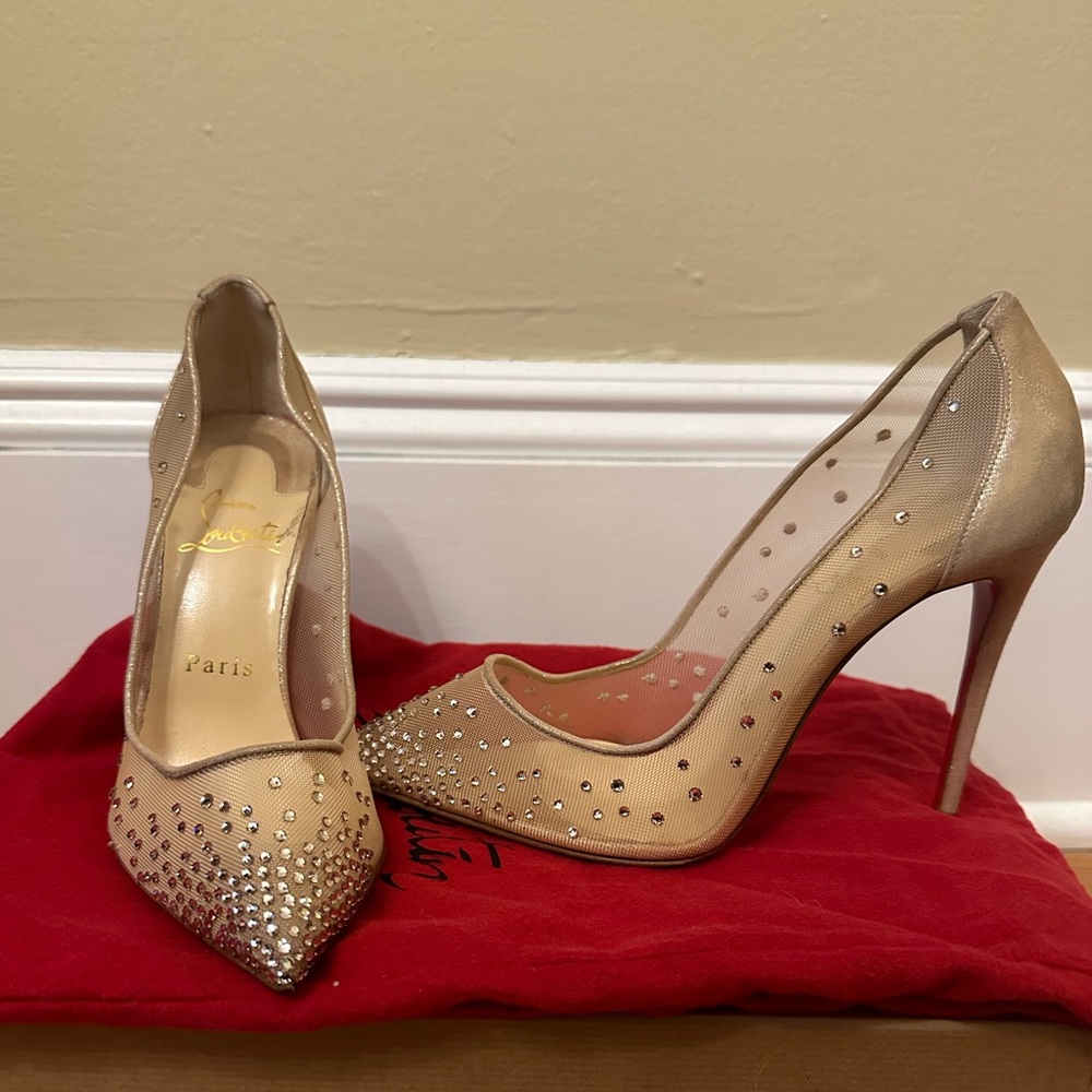 Christian Louboutin - Follies Strass Heels